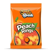 Candy Break Peach Rings Şeftali Aromalı Yumuşak Şeker 113 Gr - 1