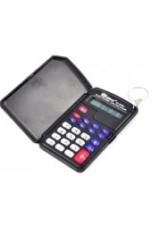 Mini Cep Boy Hesap Makinesi 8 Basamaklı Anahtarlık Kapaklı Sesli Hesap Makinası - 1