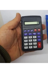 Mini Cep Boy Hesap Makinesi 8 Basamaklı Anahtarlık Kapaklı Sesli Hesap Makinası MN68216166 - 2