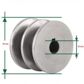 İlaçlama Makinası Motor Kayış Kasnağı Çift Kanal 19 mm - 2