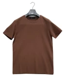 Troy Sıfır Yaka Slim Fit Kısa Kol Erkek Tişört-6702 - 1