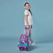 Coral High Büyük Boy Çekçekli Sırt Çantası Kulaklık Patenli 23954 - 2