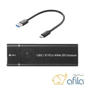 Usb 3.1 Type-C To Pci-e Express Nvme Ssd M.2 M-key Hard Disk Kutusu M2 / Çevirici - 1