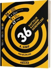 8. Sınıf Fen Bilimleri 36 Haftalık Kazanım Denemeleri Hız Yayınları - 1