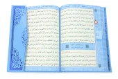 Kuran Kursları İçin Çantalı Kuranı Kerim Tesbih Çocuk Seccade Seti Mavi thumbnail 6