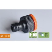 Medalyan Musluk Bağlantı Hortum Adaptörü 1/2 - 3/4 thumbnail 2