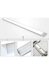 60 Cm, Ultra Kaliteli, Yüksek Beyaz Işık 18 Watt Led Bant Armatür İşletme Ev, Ofis, Fabrika Armatürü - 2