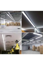 60 Cm, Ultra Kaliteli, Yüksek Beyaz Işık 18 Watt Led Bant Armatür İşletme Ev, Ofis, Fabrika Armatürü - 6