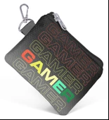Coral High Siyah Gri Gamer Bozuk Para Cüzdanı - Erkek Çocuk - 1