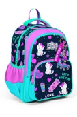 Coral High Lacivert Pembe Kedili İlkokul ve Günlük Sırt Çantası - Kız Çocuk thumbnail 1