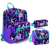 Coral High Üçlü İlk ve Ortaokul Okul Çanta Seti - Mor Voleybol - Kız Çocuk thumbnail 1