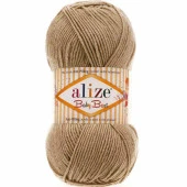 Alize Baby Best El Örgü Bebe İpi 368 Sütlü Kahve - 1