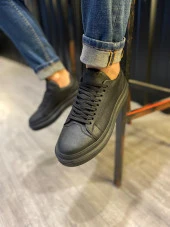 K&A Günlük Ayakkabı 421 Siyah (Siyah Taban) - 7