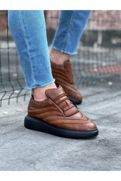 K&A KA094 Taba Siyah Erkek Casual Ayakkabı - 5