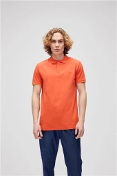 Bad Bear Stark Turuncu Polo Yaka Erkek T-Shirt - 2