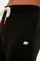 Less Plain SweatPants Siyah Erkek Eşofman Altı - 4