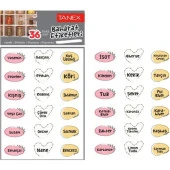 Tanex MTC-604 Baharat Etiketi (36 Adet Etiket) - 1