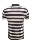 Xınt X5183 Erkek Penye Baskılı Polo Yaka Kısa Kollu Çizgili T-shirt thumbnail 6