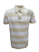 Xınt X5183 Erkek Penye Baskılı Polo Yaka Kısa Kollu Çizgili T-shirt thumbnail 1