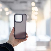 Xiaomi Redmi 10A Tlp Arkası Buzlu Şeffaf Hassas Düğme Kamera Çıkıntılı Sert Mat Perfect  MOR - 2