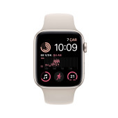 Apple Watch SE GPS 44mm Yıldız Işığı Alüminyum Kasa ve Yıldız Işığı Spor Kordon MNJX3TU/A-Teşhir - 3