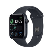 Apple Watch SE GPS 44mm Gece Yarısı Alüminyum Kasa - Gece Yarısı Spor Kordon MNK03TU/A-Teşhir - 3