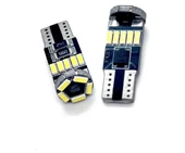 T10 5W LED BEYAZ DİPSİZ PARK AMPÜL TAKIMI CANBUS PLAKA TAVAN İÇ ORTAM AYDINLATMA 2 ADET thumbnail 4