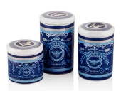 Lamedore Blue Banube 3 lü Kavanoz Seti 16 cm-13 cm -10 cm 1BSF-1902BB - 1