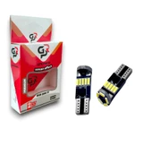 T10 5W LED BEYAZ DİPSİZ PARK AMPÜL TAKIMI CANBUS PLAKA TAVAN İÇ ORTAM AYDINLATMA 2 ADET thumbnail 1