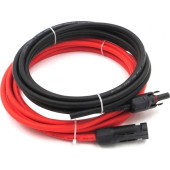Mc4 Soketli (10m+10m) 20 Metre 6mm Güneş Paneli Hazır Solar Kablo - 1