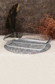 Dikdörtgen Fırın Cam Tepsi Isıya Dayanıklı Büyük Boy Mutfak Fırın Tepsi 40 X 25 cm - 2