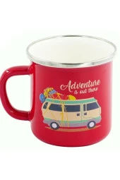 ORCAMP OUT 1900 RETRO EMAYE KUPA BARDAK ADVENTURE 330 CC (KIRMIZI) - 1