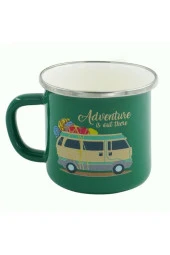 ORCAMP OUT 1900 RETRO EMAYE KUPA BARDAK ADVENTURE 330 CC (YEŞİL ) - 1