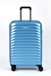 Elatae Francesco Ferellino Orta Boy Pc Kırılmaz Valiz Mavi 10724TO thumbnail 2