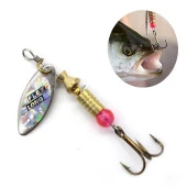 Valkyrie 10 Adet Kutulu Fly Spinner Bait Yem Zoka Seti Döner Tip Tatlı Tuzlu Sinek Olta - 9