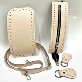 5 Parça Çanta Seti ( Taban + Derili Fermuar + Sap + Böcek ) - 7