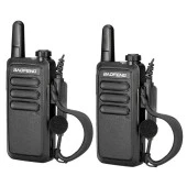 Valkyrie Baofeng 2 Adet BF-R5 El Telsizi Seti - Çift Kulaklık 2li Set Lisanssız Şarjlı 16 Kanal Vox Telsiz Seti - 1