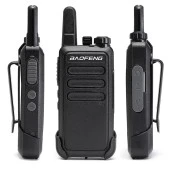 Valkyrie Baofeng 2 Adet BF-R5 El Telsizi Seti - Çift Kulaklık 2li Set Lisanssız Şarjlı 16 Kanal Vox Telsiz Seti - 6