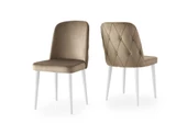 LaLe Modern Yemek Mutfak Sandalyesi 2 Li Set - 3