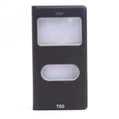 Turkcell T60 Kılıf Dolce Kapaklı Kılıf thumbnail 4