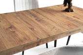 Kelebek Açılır MDF Sadece Yemek Masası 90*140cm - 8