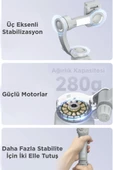 Torima M01 Gri Çok Amaçlı Gimbal Özellikli Tripod Selfie Çubuğu - 3