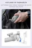 Torima M01 Gri Çok Amaçlı Gimbal Özellikli Tripod Selfie Çubuğu - 8