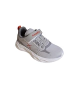 KİNETİX Erkek Çocuk Siyah Gri Cilt Çırtlı Sneaker Spor Yürüyüş Ayakkabısı - 1
