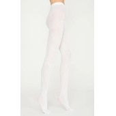 Penti MİKRO 40 Den Kalın Mat Beyaz Külotlu Çorap - 1