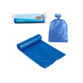 Çöp Torbası Jumbo Boy 10'lu X 5 Rulo Mavi Çöp Poşeti - 1