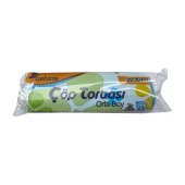 Çöp Torbası Orta Boy 55x60 Cm 20'li x 1 Rulo Mavi Çöp Poşeti - 1