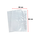 Bakkaliye Torbası 1 Kg Şeffaf Naylon Torba 5'lik 30x52 Cm Bakliyat Torbası Kalın Poşet - 2