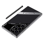 Samsung S24 Ultra Uyumlu Kılıf Kamera Korumalı Suni Deri Tasarım Yeni Seri Procase Kapak - 3