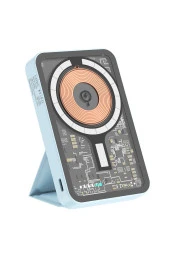 Earldom PD32 5.000 mAh 22.5W Kablosuz Şarjlı Standlı PD Hızlı Şarj Powerbank - 1